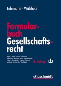 Produktbild: Formularbuch Gesellschaftsrecht