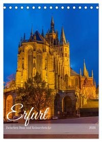 Produktbild: Erfurt - Zwischen Dom und Kr&auml;merbr&uuml;cke (Tischkalender 2026 DIN A5 hoch), CALVENDO Monatskalender
