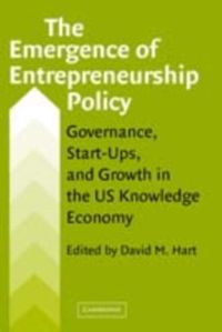 Produktbild: Emergence of Entrepreneurship Policy