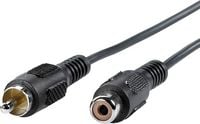 Produktbild: Value 11.99.4329 Cinch Audio Verl&auml;ngerungskabel [1x Cinch-Stecker - 1x Cinch-Buchse] 10.00 m Schwarz Geschirmt