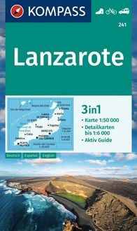 Produktbild: KOMPASS Wanderkarte 241 Lanzarote 1:50.000