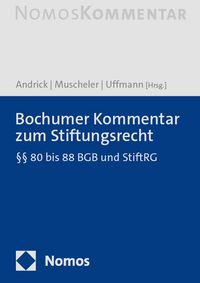 Produktbild: Bochumer Kommentar zum Stiftungsrecht