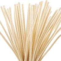 Produktbild: Creativ Company Chenilledraht, L 30 cm, Dicke 6 mm, Beige, 50 Stk