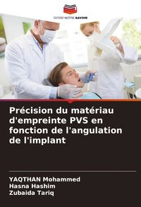 Produktbild: Pr&eacute;cision du mat&eacute;riau d'empreinte PVS en fonction de l'angulation de l'implant