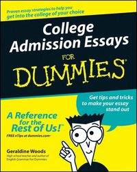 Produktbild: College Admission Essays For Dummies