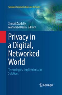 Produktbild: Privacy in a Digital, Networked World