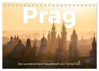 Produktbild: Prag - Die wundersch&ouml;ne Hauptstadt von Tschechien. (Tischkalender 2026 DIN A5 quer), CALVENDO Monatskalender