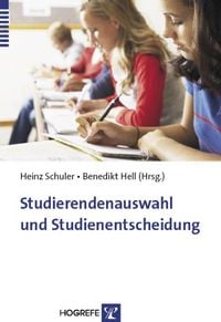 Produktbild: Studierendenauswahl und Studienentscheidung