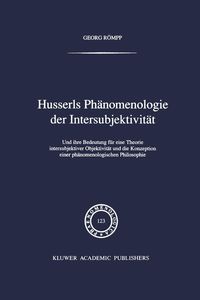 Bild vom Artikel Husserls Phänomenologie Der Intersubjektivität vom Autor Georg Römpp