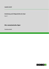 Produktbild: Die venezianische Oper