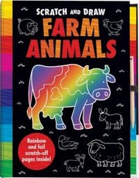 Produktbild: Scratch and Draw Farm Animals - Scratch Art Activity Book