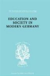 Produktbild: Education and Society in Modern Germany