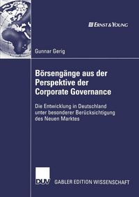 Produktbild: B&ouml;rseng&auml;nge aus der Perspektive der Corporate Governance