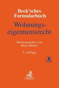 Produktbild: Beck'sches Formularbuch Wohnungseigentumsrecht
