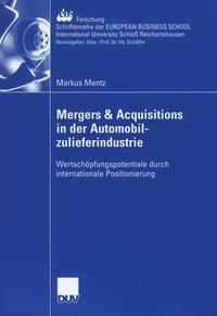 Produktbild: Mergers & Acquisitions in der Automobilzulieferindustrie
