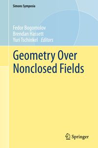 Produktbild: Geometry Over Nonclosed Fields