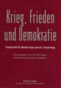 Produktbild: Krieg, Frieden und Demokratie