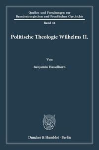 Produktbild: Politische Theologie Wilhelms II.