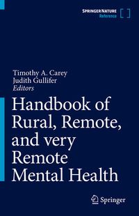 Produktbild: Handbook of Rural, Remote, and very Remote Mental Health