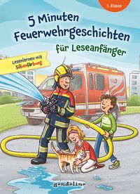 Bild vom Artikel 5 Minuten Feuerwehrgeschichten für Leseanfänger, 1. Klasse - Lesenlernen mit Silbenfärbung vom Autor 