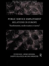 Produktbild: Public Service Employment Relations in Europe