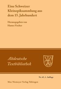 Produktbild: Eine Schweizer Kleinepiksammlung aus dem 15.Jahrhundert