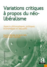 Produktbild: Variations critiques &agrave; propos du n&eacute;olib&eacute;ralisme