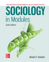Produktbild: Schaefer, R: Sociology in Modules ISE
