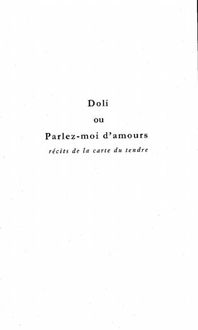 Produktbild: Doli ou parlez-moi d'amours