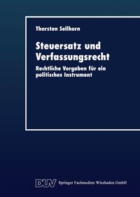 Produktbild: Steuersatz und Verfassungsrecht