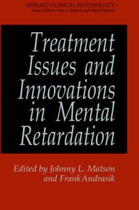 Produktbild: Treatment Issues and Innovations in Mental Retardation