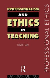 Produktbild: Professionalism and Ethics in Teaching