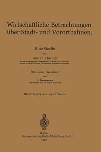 Produktbild: Wirtschaftliche Betrachtungen &uuml;ber Stadt- und Vorortbahnen