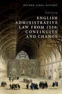 Produktbild: English Administrative Law from 1550