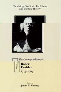 Produktbild: The Correspondence of Robert Dodsley