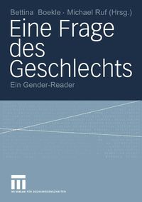 Produktbild: Eine Frage des Geschlechts
