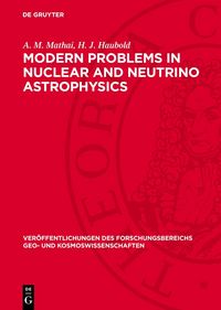 Produktbild: Modern Problems in Nuclear and Neutrino Astrophysics