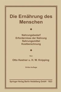Produktbild: Die Ern&auml;hrung des Menschen