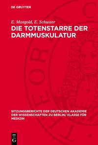 Produktbild: Die Totenstarre der Darmmuskulatur