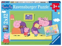 Bild vom Artikel Ravensburger 07596 - Peppa Pig, Zuhause bei Peppa, 2x12 Teile, Puzzle vom Autor 