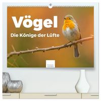 Produktbild: V&ouml;gel - Die K&ouml;nige der L&uuml;fte (hochwertiger Premium Wandkalender 2027 DIN A2 quer), Kunstdruck in Hochglanz