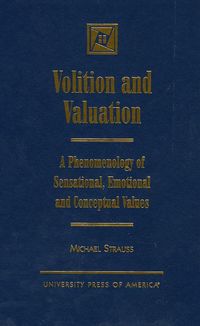 Produktbild: Strauss, M: Volition and Valuation
