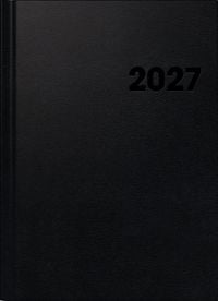 Produktbild: BRUNNEN 1078160907 Buchkalender Premium Mod. 781 2027 A4, Kunststoff, schwarz