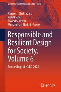 Produktbild: Responsible and Resilient Design for Society, Volume 6