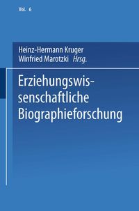 Bild vom Artikel Erziehungswissenschaftliche Biographieforschung vom Autor Heinz-Hermann Krüger