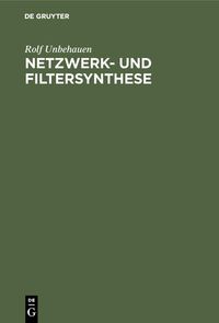 Produktbild: Netzwerk- und Filtersynthese