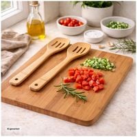 Produktbild: HTI-Living Schneidebrett mit Kochbesteck Schneidebrett mit Kochbesteck