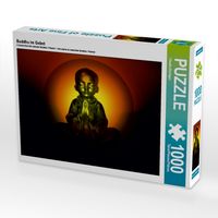 Produktbild: CALVENDO Puzzle Buddha im Gebet | 1000 Teile Lege-Gr&ouml;&szlig;e 64x48cm Foto-Puzzle f&uuml;r gl&uuml;ckliche Stunden