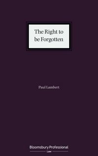 Produktbild: Right To Be Forgotten