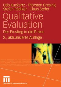 Bild vom Artikel Qualitative Evaluation vom Autor Udo Kuckartz